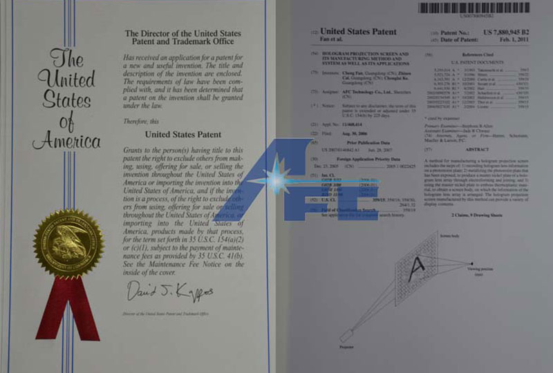 專利證書-美國專利